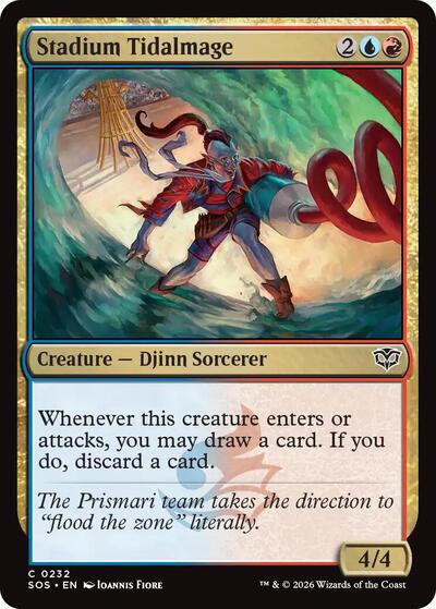 Stadium Tidalmage (Secrets of Strixhaven) Near Mint Foil