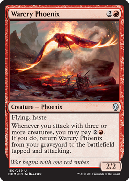Warcry Phoenix (Dominaria) Near Mint Foil
