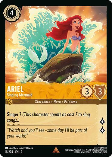 Ariel - Singing Mermaid (Fabled) Near Mint