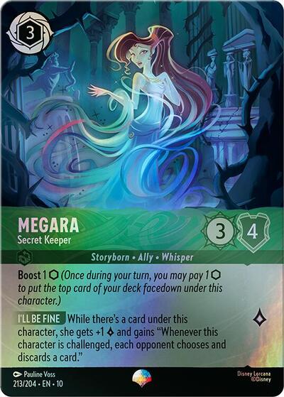 Megara - Secret Keeper (Epic) (Whispers in the Well) Near Mint Holofoil