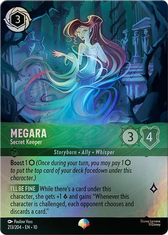 Megara - Secret Keeper (Epic) (Whispers in the Well) Near Mint Holofoil