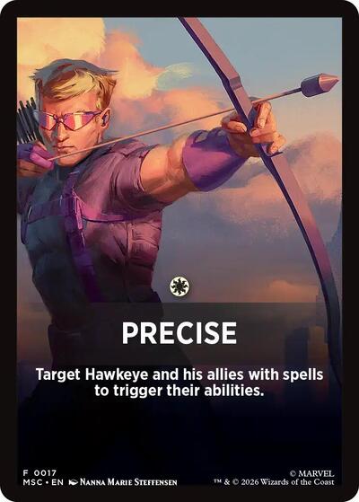 Precise Theme Card (Commander: Marvel Super Heroes) Near Mint