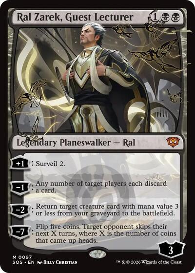 Ral Zarek, Guest Lecturer (Promo Pack: Secrets of Strixhaven) Near Mint