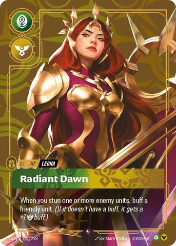 Leona Radiant Dawn (Origins) Near Mint Foil