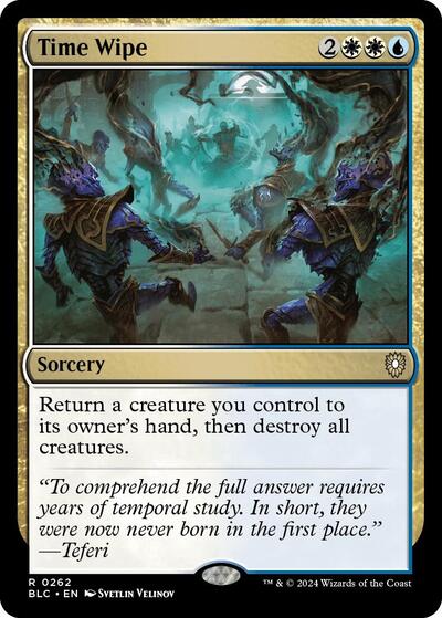 Time Wipe (Commander: Bloomburrow) Near Mint