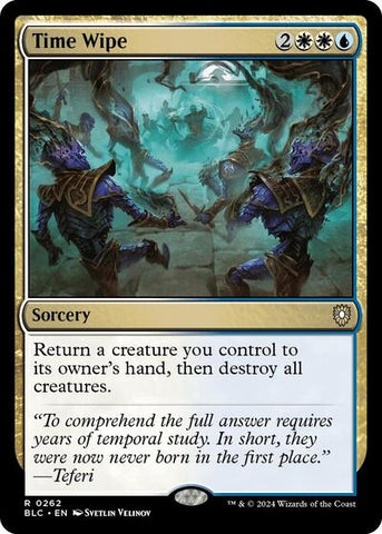 Time Wipe (Commander: Bloomburrow) Near Mint