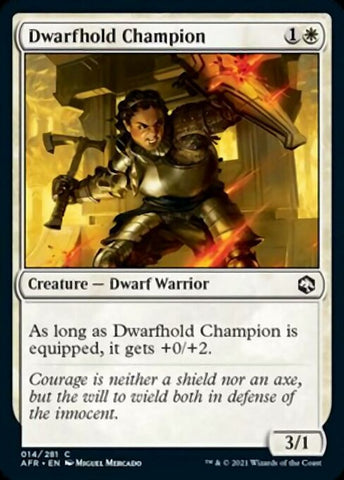 Dwarfhold Champion (Adventures in the Forgotten Realms) Near Mint