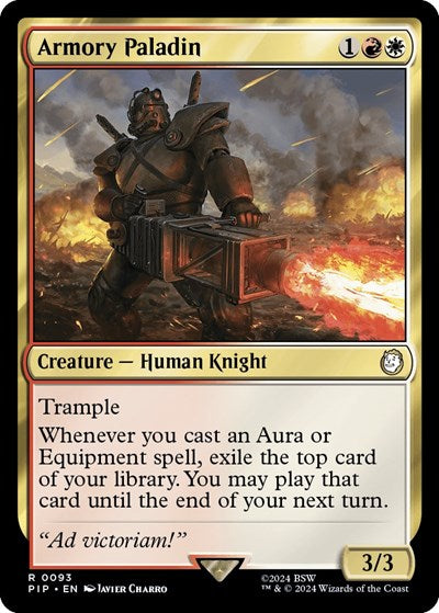 Armory Paladin (Universes Beyond: Fallout) Near Mint