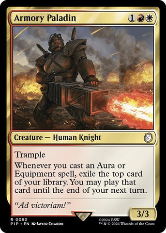 Armory Paladin (Universes Beyond: Fallout) Near Mint