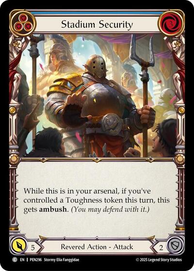 Stadium Security (Blue) (Compendium of Rathe) Near Mint Foil