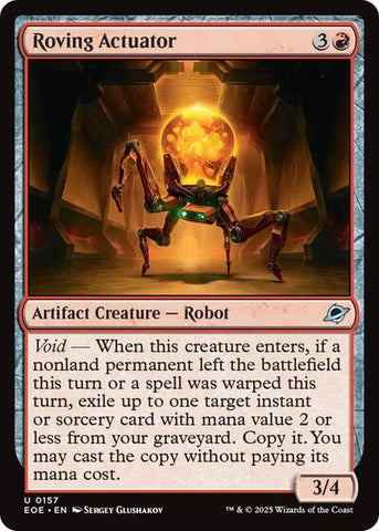 Roving Actuator (Edge of Eternities) Near Mint Foil