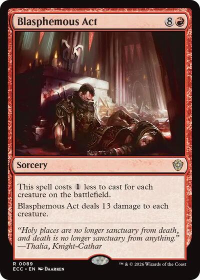 Blasphemous Act (Commander: Lorwyn Eclipsed) Near Mint