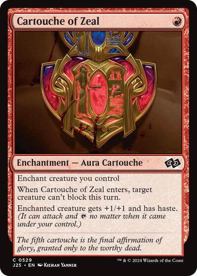 Cartouche of Zeal (Foundations Jumpstart) Near Mint