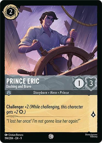 Prince Eric - Dashing and Brave (Fabled) Near Mint Cold Foil
