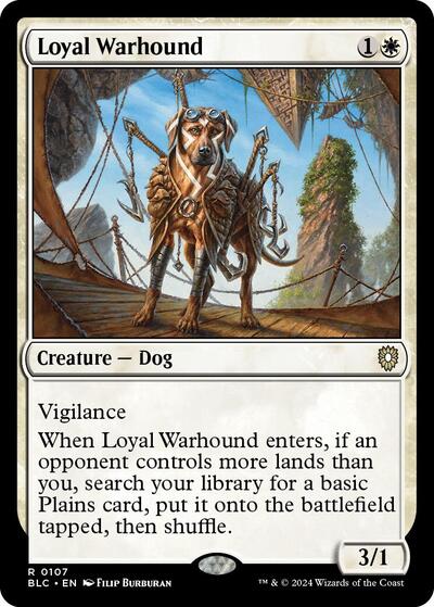 Loyal Warhound (Commander: Bloomburrow) Near Mint