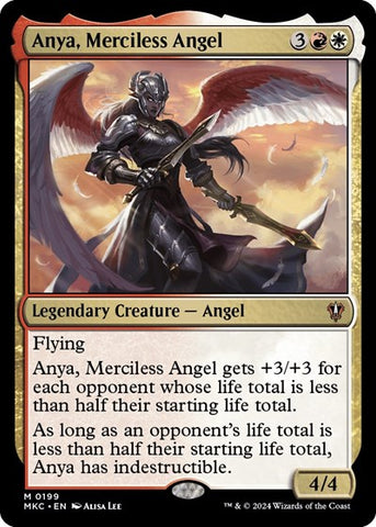 Anya, Merciless Angel (Commander: Murders at Karlov Manor) Near Mint