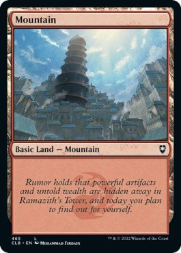 Mountain (465) (Commander Legends: Battle for Baldur's Gate) Near Mint Foil