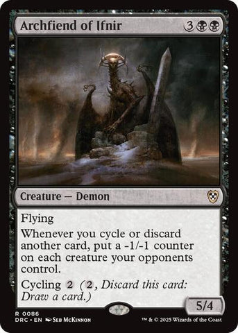 Archfiend of Ifnir (Commander: Aetherdrift) Near Mint