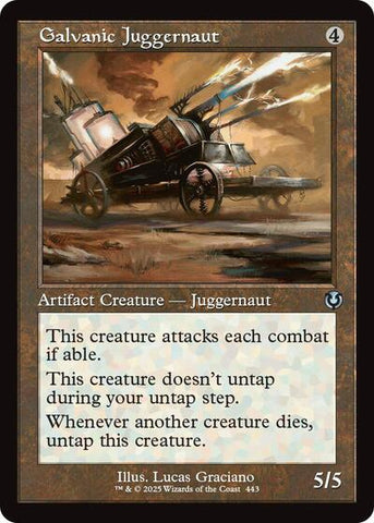 Galvanic Juggernaut (Retro Frame) (Innistrad Remastered) Near Mint Foil