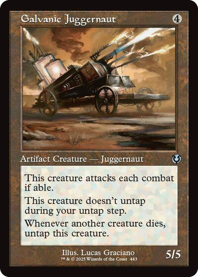 Galvanic Juggernaut (Retro Frame) (Innistrad Remastered) Near Mint