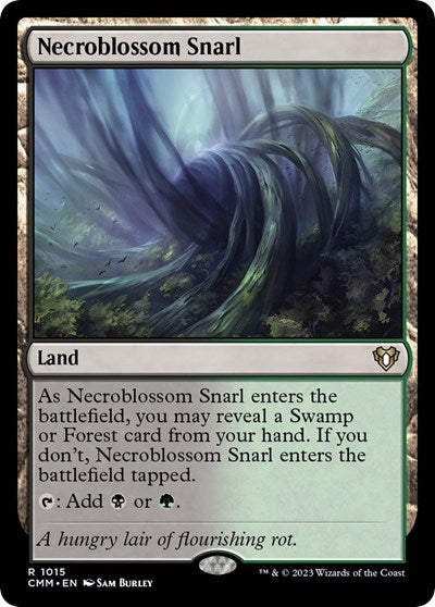 Necroblossom Snarl (Commander Masters) Near Mint