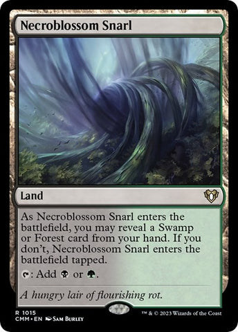 Necroblossom Snarl (Commander Masters) Near Mint