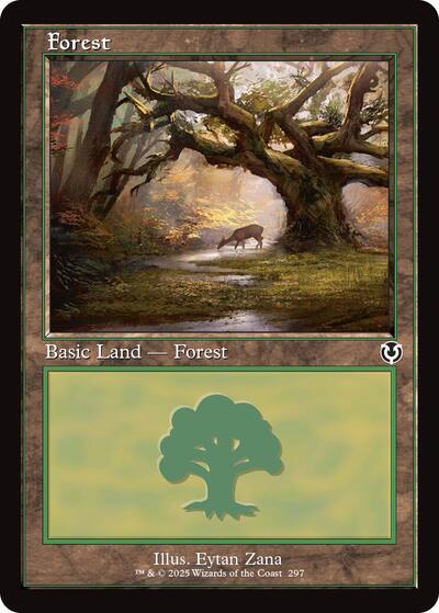 Forest (297) (Retro Frame) (Innistrad Remastered) Near Mint Foil