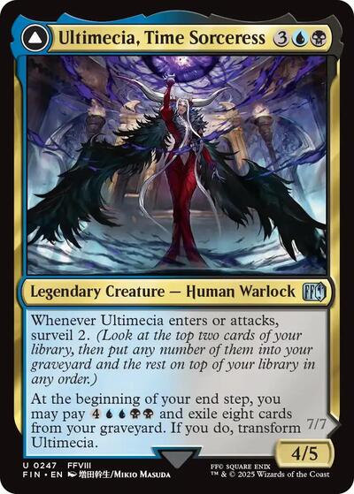 Ultimecia, Time Sorceress (Universes Beyond: FINAL FANTASY) Light Play Foil