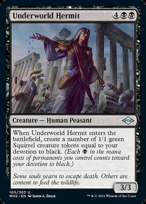 Underworld Hermit (Modern Horizons 2) Near Mint Foil
