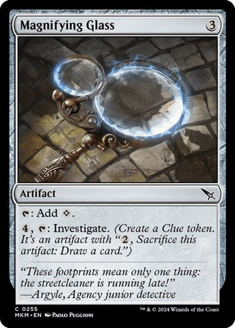Magnifying Glass (Murders at Karlov Manor) Near Mint Foil