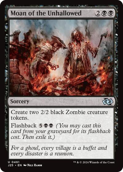 Moan of the Unhallowed (Foundations Jumpstart) Near Mint