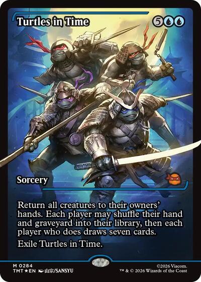 Turtles in Time (Showcase) (Teenage Mutant Ninja Turtles) Near Mint Foil