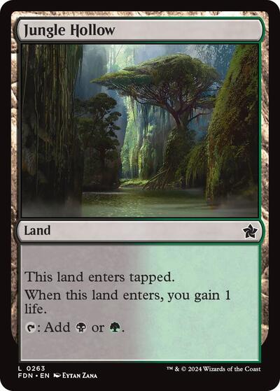 Jungle Hollow (Foundations) Light Play Foil
