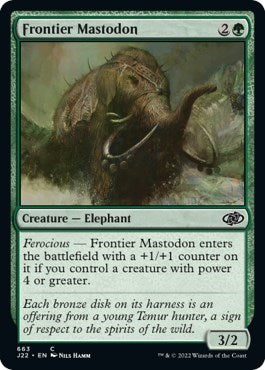 Frontier Mastodon (Jumpstart 2022) Near Mint