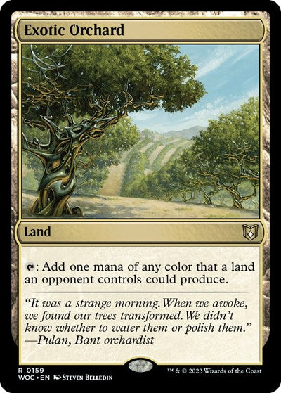 Exotic Orchard (Commander: Wilds of Eldraine) Near Mint