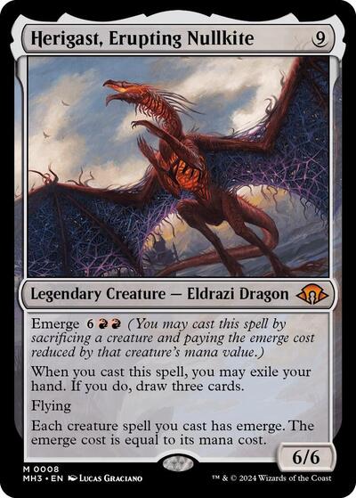 Herigast, Erupting Nullkite (Modern Horizons 3) Near Mint