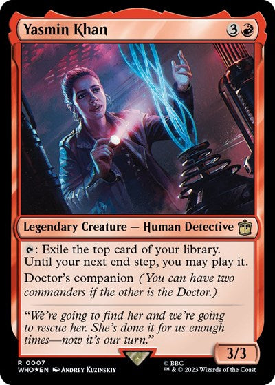 Yasmin Khan (Universes Beyond: Doctor Who) Near Mint Foil