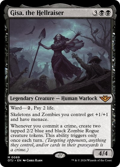 Gisa, the Hellraiser (Outlaws of Thunder Junction) Near Mint Foil