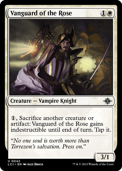 Vanguard of the Rose (The Lost Caverns of Ixalan) Near Mint Foil