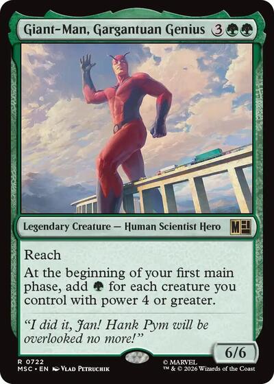 Giant-Man, Gargantuan Genius (Commander: Marvel Super Heroes) Near Mint