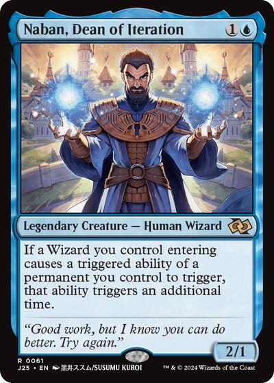 Naban, Dean of Iteration (Anime) (Foundations Jumpstart) Near Mint