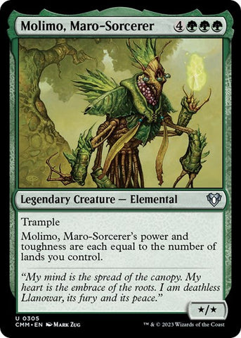 Molimo, Maro-Sorcerer (Commander Masters) Near Mint Foil