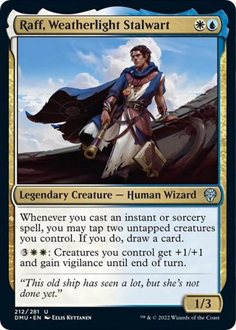 Raff, Weatherlight Stalwart (Dominaria United) Near Mint Foil