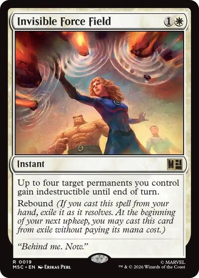 Invisible Force Field (Surge Foil) (Commander: Marvel Super Heroes) Near Mint Foil