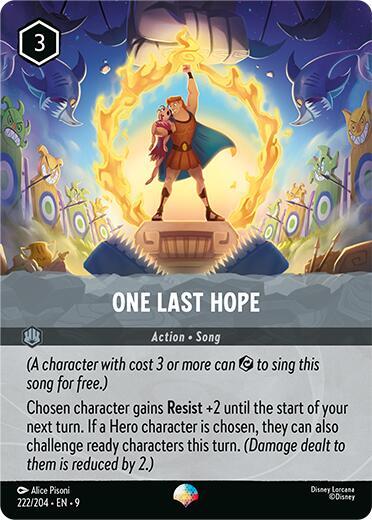 One Last Hope (Epic) (Fabled) Near Mint Holofoil