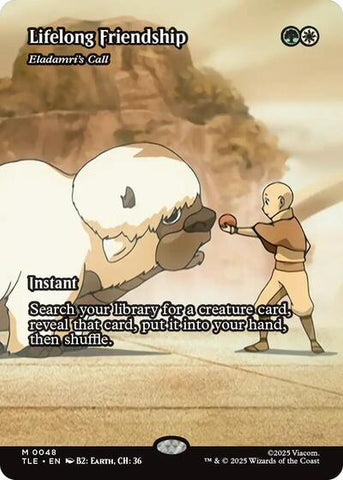 Lifelong Friendship - Eladamri's Call (Borderless) (Avatar: The Last Airbender: Eternal-Legal) Near Mint