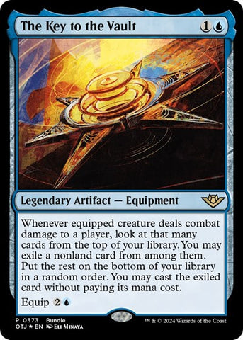The Key to the Vault (OTJ Bundle) (Promos: Unique and Miscellaneous) Near Mint Foil