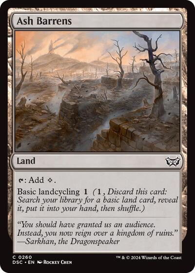 Ash Barrens (Commander: Duskmourn: House of Horror) Near Mint