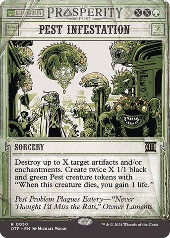 Pest Infestation (Outlaws of Thunder Junction: Breaking News) Near Mint