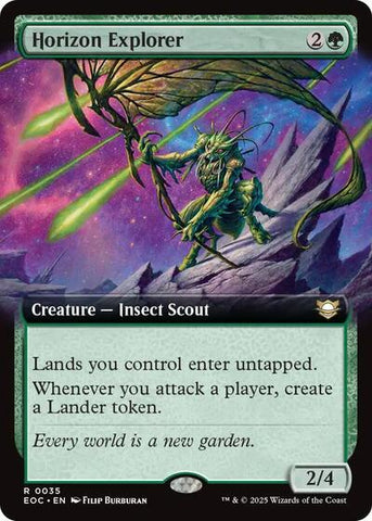 Horizon Explorer (Extended Art) (Commander: Edge of Eternities) Near Mint